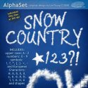 Snow Country AlphaSet