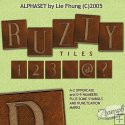Ruzty Tiles AlphaSet