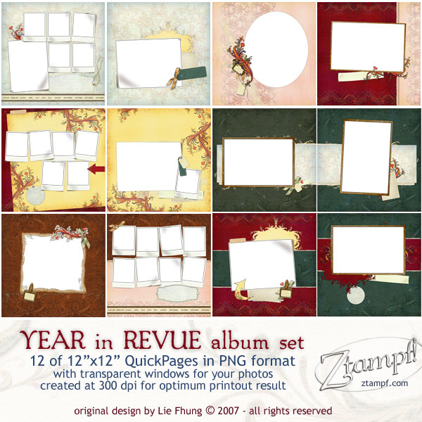 Year In Revue QuickPage Album