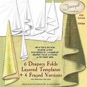 Drapery Folds Layered Templates - PSD